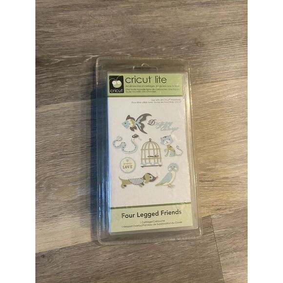 Cricut Lite Cartridge - FOUR LEGGED Friends - Sealed In Original Packaging - Picture 1 of 4